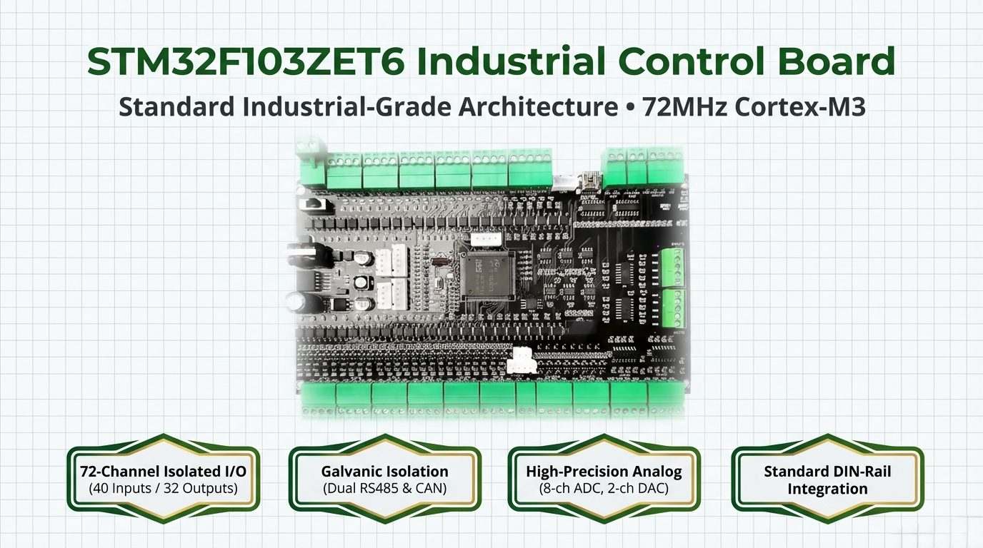 STM32F103ZET6 standard industrial control board