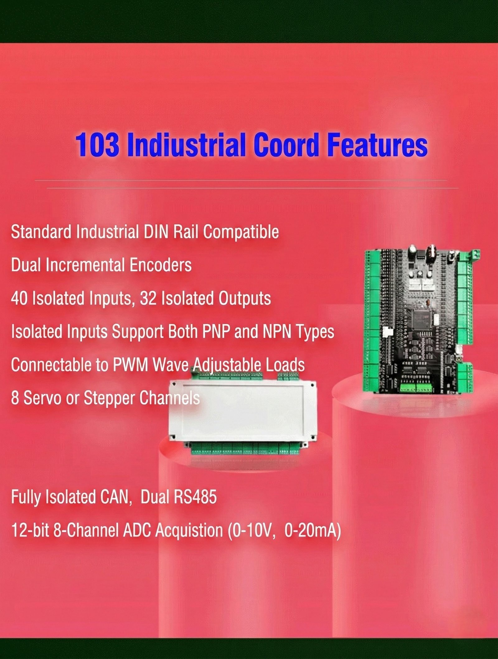 STM32F103ZET6 standard board — CAN and CANopen interface