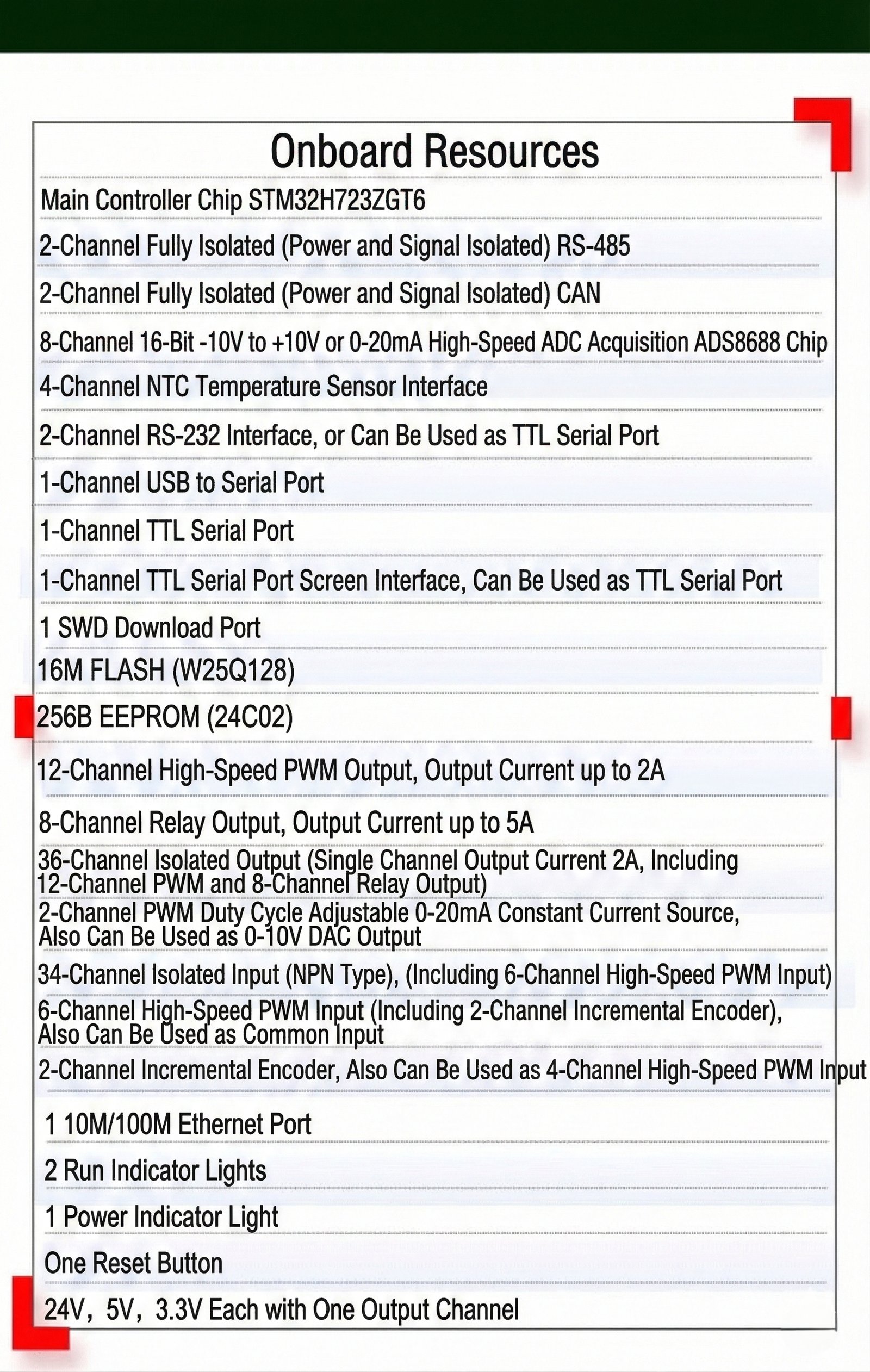 STM32H723 standard board — detail 23