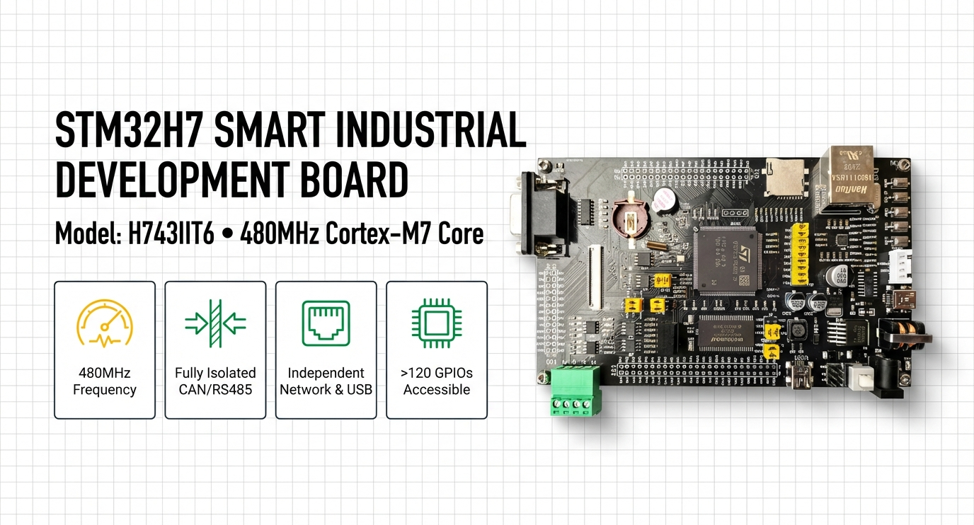 STM32H743IIT6 high-performance industrial control board
