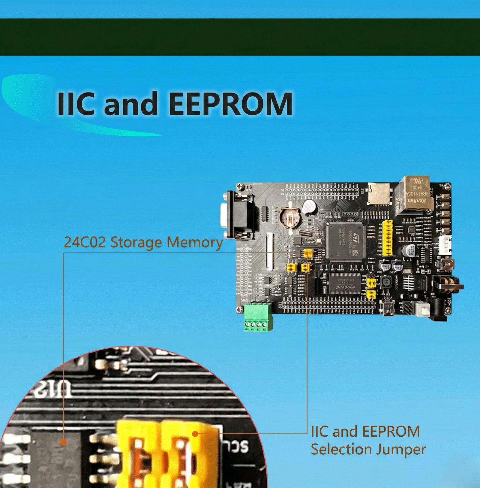 STM32H743IIT6 board — power supply and protection circuit